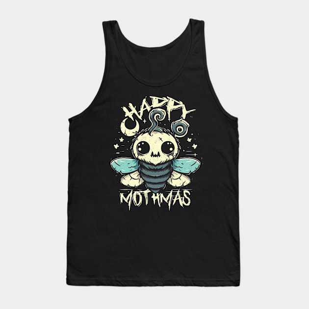 Happy Mothmas Tank Top by Trendsdk